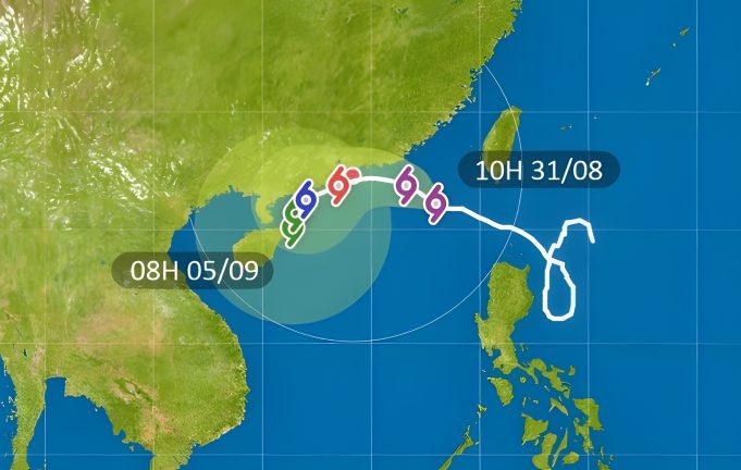 Strong Wind Signal No. 9 hoisted: HK Observatory Typhoon Saoula