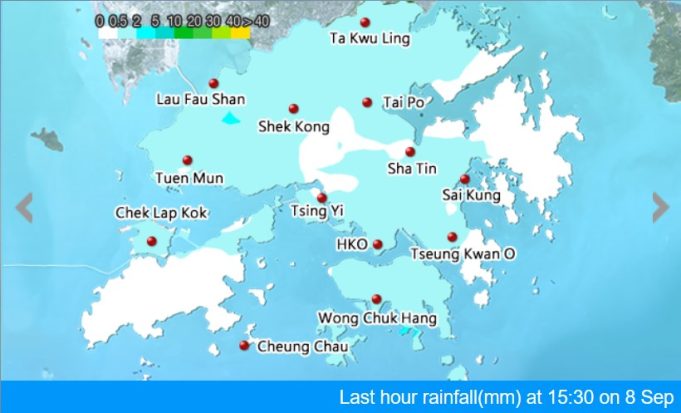 Extreme weather conditions will continue at least until 6 pm Extreme weather conditions Sept 82