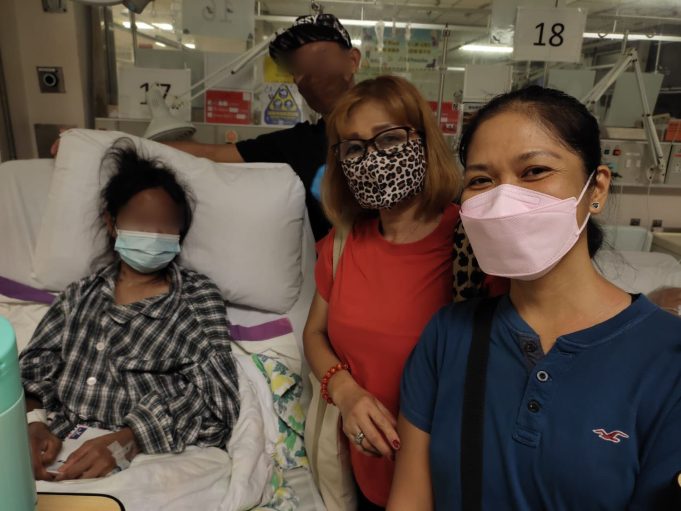 Social Justice for Migrant Workers (SJMW) nagbigay tulong sa may sakit na OFW Social Justice 44K help sick OFW v2