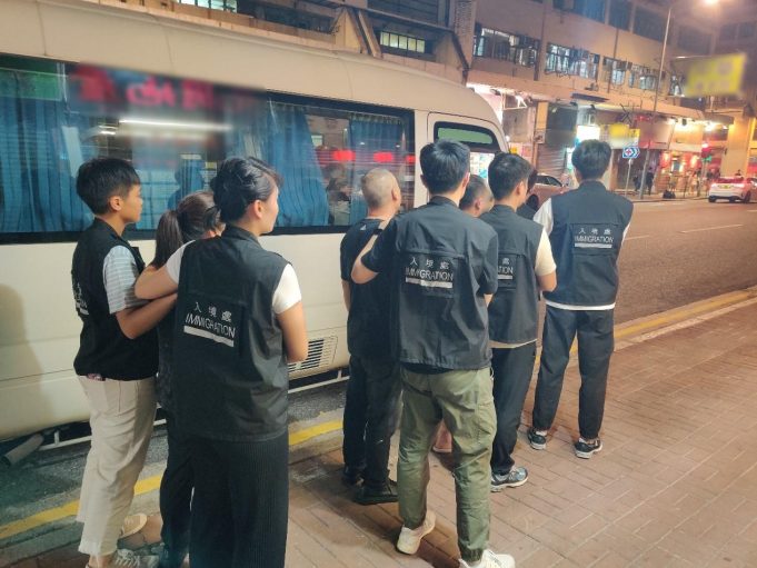 Hong Kong Cracks Down on Illegal Workers and Traders, 11 arrested 11 persons arrested