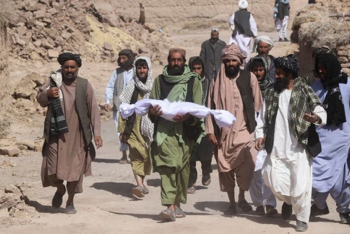 Deadly Earthquake Strikes Western Afghanistan, Kills Thousands Afghanistan quake