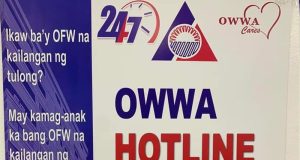 Hotline 1348 para sa mga distressed OFWs inilunsad Hotline 1348 OWWA