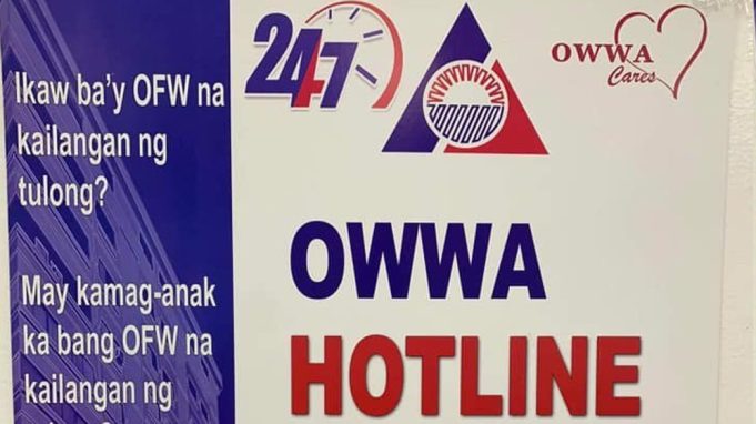 Hotline 1348 para sa mga distressed OFWs inilunsad Hotline 1348 OWWA