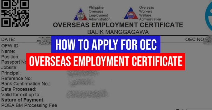 DMW Bilang ng mga OFWs na naisyuhan ng OEC, tumaas ng 17% noong 2023 how-to-apply-oec-ofws-owwa