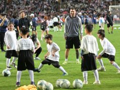 Football Fever Hits City as Messi’s Inter Miami CF Arrives Inter Miami training clinic
