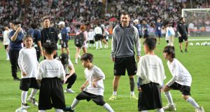Football Fever Hits City as Messi’s Inter Miami CF Arrives Inter Miami training clinic