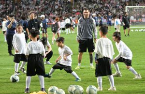 Football Fever Hits City as Messi’s Inter Miami CF Arrives Inter Miami training clinic