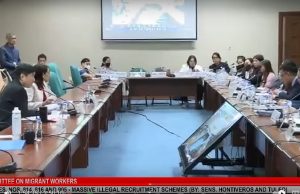 OFW sa HK, witness sa pagdinig ng kaso ng Illegal recruitment sa Senado Senate hearing on OFW scam