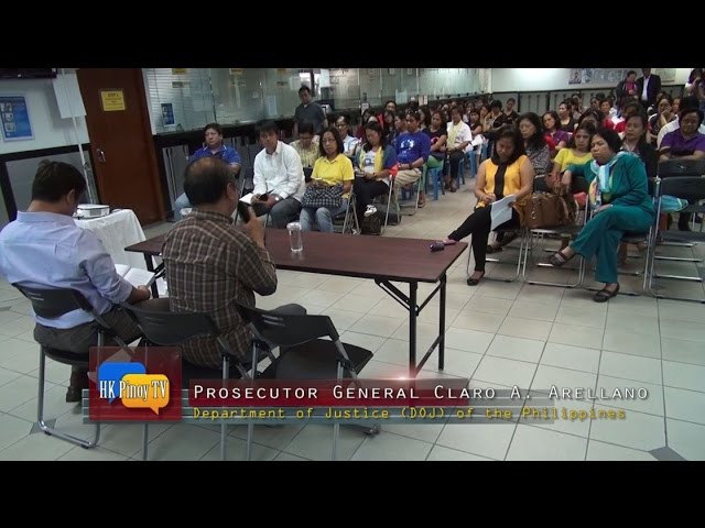 PCG DOJ forum on human trafficking