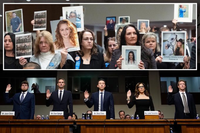 Lawmakers Slam Social Media Giants for Failing to Protect Children photos: New York Post