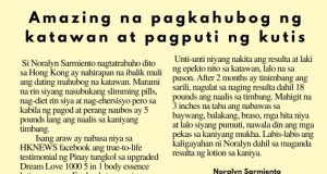 Amazing na pagkahubog ng katawan at pagputi ng kutis HK Pinoy Tv News 6th - 14th Mar FB Post and Pin up