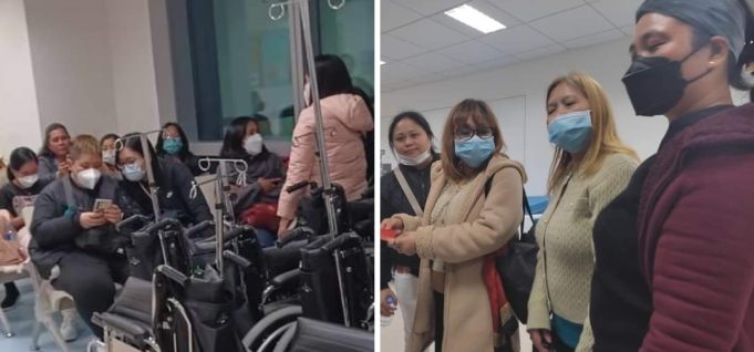 OFW na nasa ICU dinalaw ng ilang grupo ng mga OFWs OFW na nasa ICU dinalaw ng ilang grupo ng mga OFWs