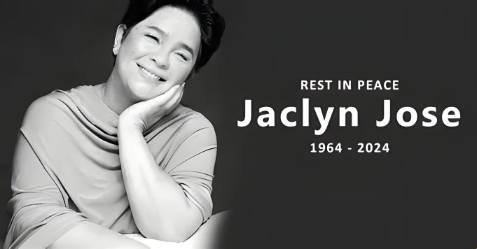 Award-winning actress Jaclyn Jose died of heart attack