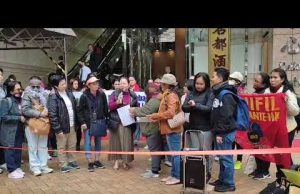 PHL ConGen hinarap ang grupo ng mga OFWs at tinanggap ang sulat para kay PBBM