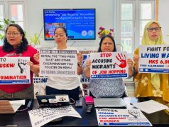 Migrant Workers Demand End to Discrimination, Better Working Conditions on Labor Day Asian Migrants Coordinating Body AMCB