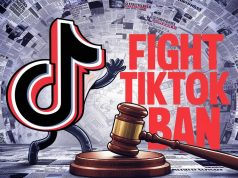 TikTok Vows Legal Fight After Biden Signs Bill Paving Way for Ban Fight Tiktok Ban cartoon