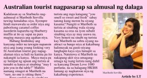 Australian Tourist Nagpasarap Sa Almusal Ng Dalaga HK Pinoy Tv News 10th - 16th Apr 24 FB Post and Pin up