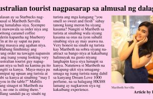 Australian Tourist Nagpasarap Sa Almusal Ng Dalaga HK Pinoy Tv News 10th - 16th Apr 24 FB Post and Pin up