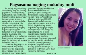 Pagsasama Naging Makulay Muli HK Pinoy Tv News 17th - 23rd Apr 24 FB Post and Pin up