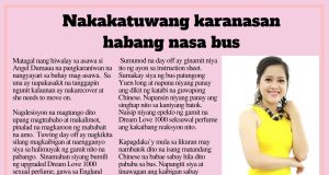 Nakakatuwang Karanasan Habang Nasa Bus HK Pinoy Tv News 3rd - 26th Apr 24 FB Post and Pin up
