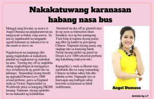Nakakatuwang Karanasan Habang Nasa Bus HK Pinoy Tv News 3rd - 26th Apr 24 FB Post and Pin up