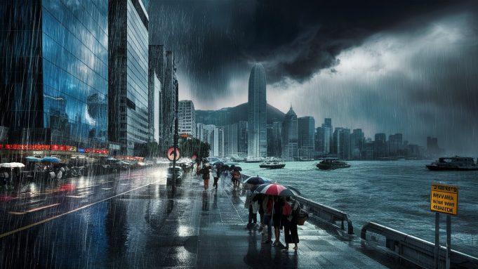 Heavy Rain Expected to Hit Hong Kong, Residents Warned to Seek Shelter Heavy Rain Expected to Hit Hong Kong