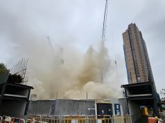 Massive Fire Engulfs Hong Kong Construction Site, Over 150 Workers Evacuated Massive Fire Engulfs Hong Kong Construction Site, Over 150 Workers Evacuated