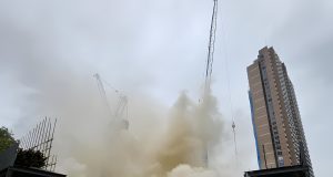 Massive Fire Engulfs Hong Kong Construction Site, Over 150 Workers Evacuated Massive Fire Engulfs Hong Kong Construction Site, Over 150 Workers Evacuated