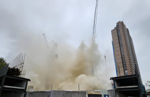 Massive Fire Engulfs Hong Kong Construction Site, Over 150 Workers Evacuated Massive Fire Engulfs Hong Kong Construction Site, Over 150 Workers Evacuated