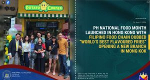 Philippine National Food Month Kicks Off in Hong Kong The Philippine National Food Month kicked off in Hong Kong