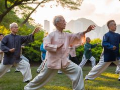 Tai Chi May Boost Cancer Survival, Hong Kong Study Finds a-serene-scene-capturing-a-group-of-elderly-hong-kongers taichi