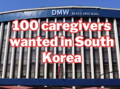South Korea Seeks 100 Filipino Caregivers in New Labor Partnership 100 caregivers wanted in South Korea