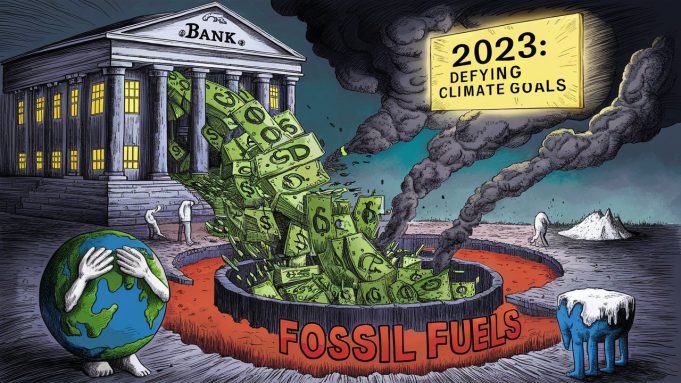 Banks Pump $705B Into Fossil Fuels in 2023, Defying Climate Goals Banks Pump $705B Into Fossil Fuels in 2023, Defying Climate Goals