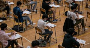 Ethnic minority students in Hong Kong face uphill battle for university admission Students sit for the Diploma of Secondary Education (DSE) exams on April 26, 2021 in Hong Kong, China