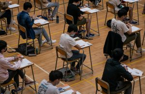 Ethnic minority students in Hong Kong face uphill battle for university admission Students sit for the Diploma of Secondary Education (DSE) exams on April 26, 2021 in Hong Kong, China