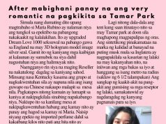 After mabighani panay na ang very romantic na pagkikita sa Tamar Park HK Pinoy Tv News 22nd May - 28th May 24 FB Post and Pin up