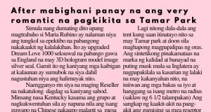 After mabighani panay na ang very romantic na pagkikita sa Tamar Park HK Pinoy Tv News 22nd May - 28th May 24 FB Post and Pin up