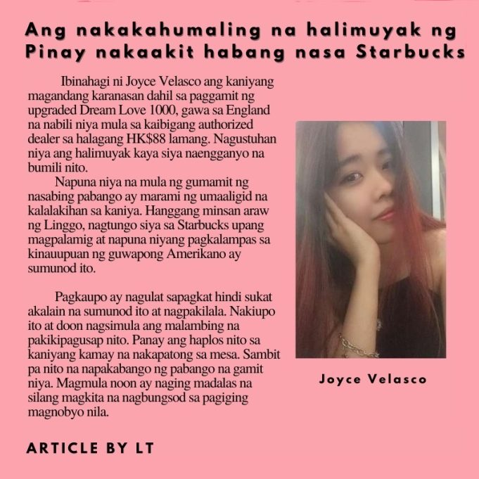 Ang nakakahumaling na halimuyak ng Pinay nakaakit habang nasa Starbucks HK Pinoy Tv News 29th May - 4th June 24 FB Post and Pin up