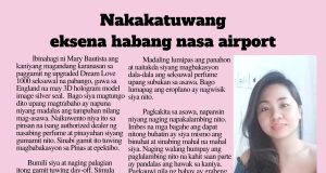Nakakatuwang Eksena Habang Nasa Airport HK Pinoy Tv News 8th May - 14th May 24 FB Post and Pin up
