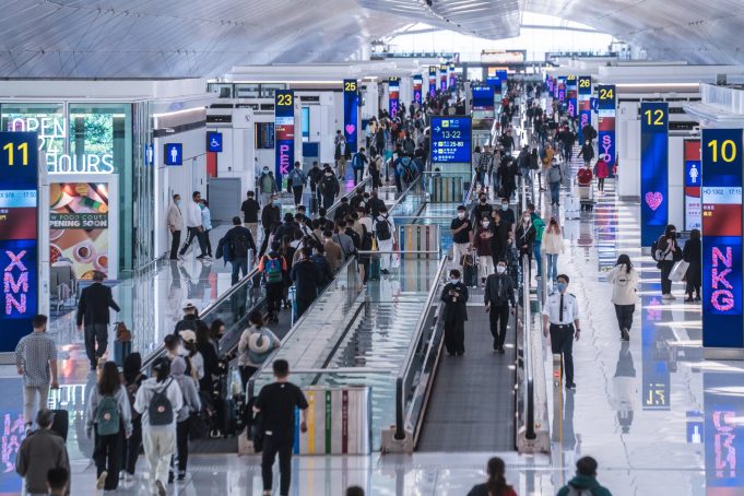 Hong Kong Records Significant Tourism Growth in 2024, Welcoming 18 Million Visitors HK airport passengers