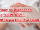 Pinay na-diagnosed ng “Leprosy”, HK Department of Health Pinay na-diagnosed ng “Leprosy”, HK Department of Health