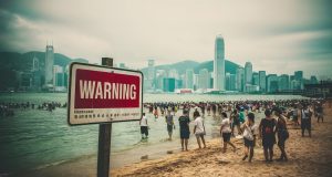 Hong Kong Beaches Flagged for “Very Poor” Water Quality Red flags hoisted at several beaches