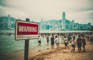 Hong Kong Beaches Flagged for “Very Poor” Water Quality Red flags hoisted at several beaches