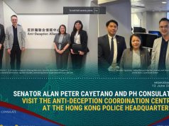 Senator Alan Peter Cayetano and PH Consulate Visits The Anti-Deception Coordinating Centre at the Hong Kong Police Headquarters Senator cayetano and PCG-HK
