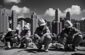 Employers Told to Protect Workers from Scorching Temperature – HK Labour Department a-striking-photo-of-hong-kong-construction-workers