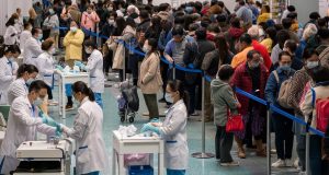 Record 1.86 Million Flu Vaccines Administered in 2023-24, Health Department Reports a-well-organized-and-bustling-healthcare-scene