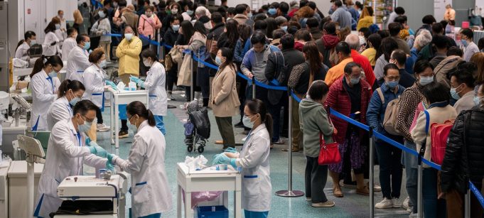 Record 1.86 Million Flu Vaccines Administered in 2023-24, Health Department Reports a-well-organized-and-bustling-healthcare-scene