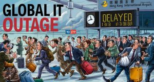 Global IT Outage Causes Flight Delays at Hong Kong International Airport Global IT Outage Causes Flight Delays at Hong Kong International Airport