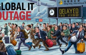 Global IT Outage Causes Flight Delays at Hong Kong International Airport Global IT Outage Causes Flight Delays at Hong Kong International Airport