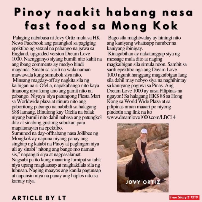 Pinoy naakit habang nasa fast food sa Mongkok HK Pinoy Tv News 10th - 16th July 24 FB Post and Pin up